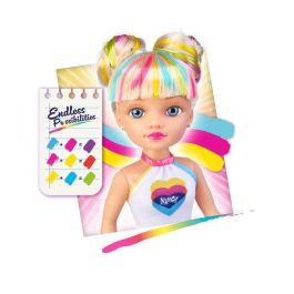 Muñeca nancy colour mix 42 cm. incluye un kit con 3 acuarelas Muñeca nancy colour mix 42 cm. incluye un kit con 3 acuarelas