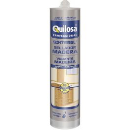 QUILOSA SINTESEL Sellador Sintético Siliconizado para Madera 300ml Color Rob.Gris Claro Pintable Elástico Interior/Exterior Precio: 4.49999968. SKU: B1HSETQTYE
