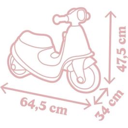 Smoby SMOB721008 Porta Patinete Rosa Convertible en Caja de Juguetes, con Ruedas Silenciosas para Niños A partir de 2 Años Smoby SMOB721008 Porta Patinete Rosa Convertible en Caja de Juguetes, con Ruedas Silenciosas para Niños A partir de 2 Años