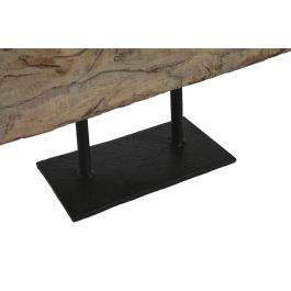 DKD Home Decor Escultura Natural Negro Madera Tallada 70 x 15 x 45 cm
