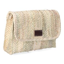 Basics Bolso de Palma Lola con Tapa y Asa de Piel 27x20cm Precio: 26.49999946. SKU: B15DMG6643