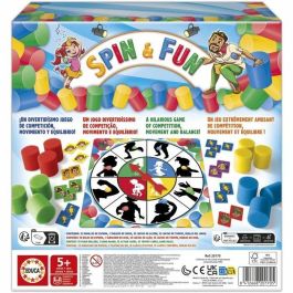 EDUCA EDU8412668201705 Spin & Fun - Juego de equilibrio para agilidad y equilibrio - De 2 a 4 jugadores - A partir de 5 años
