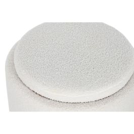 DKD Home Decor Scandi Descalzadora Blanco Natural 48 x 43 x 48 cm