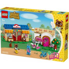 Lego 77050 Animal Crossing MiniNook y Casa de Minina con Minifiguras de Tom Nook y Minina