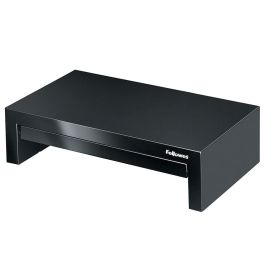 Soporte Fellowes Para Monitor Designer Suites Ajustable 3 Alturas Con Bandeja Negro 406x111x244 mm Hasta 18 kg