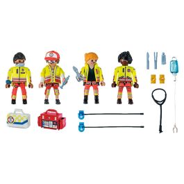 Playmobil Equipo De Rescate City Life 71244 Juego de Figuras para Niños +4 Años