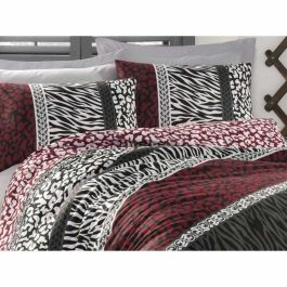 Juego de Cama ASI8681875492156 - Funda Nórdica 220x240 cm + 2 Fundas Almohada 60x60 cm - 100% Algodón Reforzado - Rojo