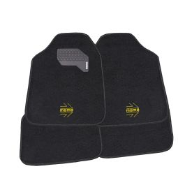 Set Completo 4 Piezas Alfombras Momo Universales Negro-Amarillo MOMLCM015BY Set Completo 4 Piezas Alfombras Momo Universales Negro-Amarillo MOMLCM015BY