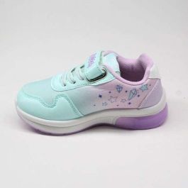 Deportiva suela pvc con luces stitch t029 Deportiva suela pvc con luces stitch t029