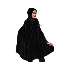 Capa de Terciopelo Negro con Capucha para Adulto - 100 cm - Ideal para Disfraces de Halloween y Carnaval Precio: 6.50000021. SKU: B1B79RPEJX