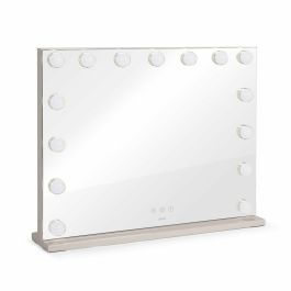 Livoo DOS207 Espejo de Maquillaje 56x44 cm con 15 LED y 3 Modos de Luz