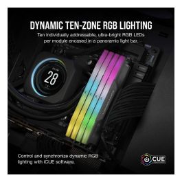 Corsair CMH64GX5M4B5600Z36 64 GB (4x 16 GB) DDR5 5600 MHz CL36 Retroiluminación RGB AMD EXPO Quad-Kit