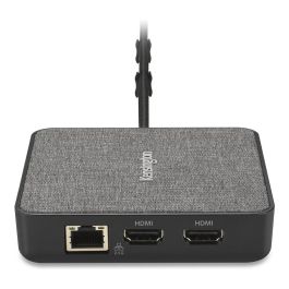 Kensington MD120U4 Docking Station Portátil USB4 & Thunderbolt 4 - 2x HDMI 8K, Ethernet 2.5 Gb/s, Carga 100W, 3 Puertos USB