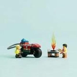 LEGO 60410 City Moto de Respuesta Rápida del Bombero, Vehículo de Juguete con 2 Minifiguras incl. Bombero