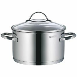 WMF Provence Plus - Set de Ollas y Cacerolas: Olla Baja 2.5L, Ollas Altas 1.9L, 3.3L, 5.7L y Cazo 1.7L, Plata
