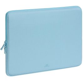 Rivacase 7705 Funda Laptop Suzuka 15.6" Azul Pastel Poliéster Reciclado Resistente Agua y Rayones