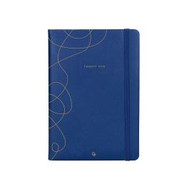 Agenda Encuadernada Liderpapel Efira A5 2025 Dia Pagina Color Azul Papel 70 gr