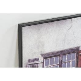 DKD Home Decor Cuadro de Pared Cottage Puerta Gris Beige Alto 70 Ancho 50 Fondo 2,8 cm Pack de 2 Unidades Modelo Aleatorio