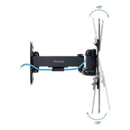 Tooq Soporte Pared TV LP1343TN-B 13"-43" 20kg VESA 75x75-200x200 Inclinación y Giro Negro Tooq Soporte Pared TV LP1343TN-B 13"-43" 20kg VESA 75x75-200x200 Inclinación y Giro Negro
