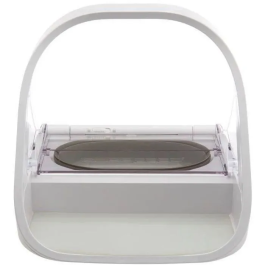 Sureflap Dispensador de Comida con Chips Electrónicos Blanco para Gatos y Perros - Para Comida Seca o Húmeda