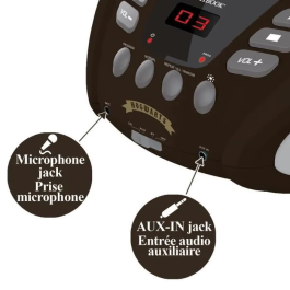 Lexibook Harry Potter Reproductor de CD Bluetooth con Efectos de Luz Multicolor para Niños, Compatible con CD/CD-R/CD-RW, Bluetooth 5.0, Altavoces 3W x 2