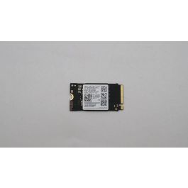Lenovo M.2 NVMe SSD, 256GB capacity, PCIe 3.0 x4 interface, 2050 MB/s sequential read speed, compact 2242 form factor.