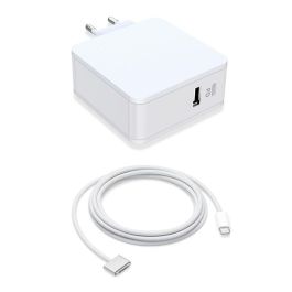 CoreParts Cargador Magsafe 3 60W para MacBook Air (2022+), MacBook Pro 14" y 16" (2021+) con Salida USB