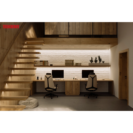 KIMERA EGEN Perfil Aluminio Anodizado Negro con Difusor Opal 2.02M