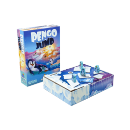 Blue Orange Pengo Jump BO22201ML Juego de mesa familiar para 1-4 jugadores a partir de 5 años, duración 15 minutos