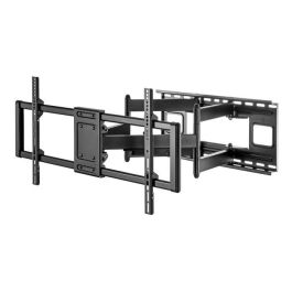 Vivolink Soporte de pared Pro con brazo para pantallas, 120 kg, VESA 800x400, inclinación y giro, acero/aluminio negro