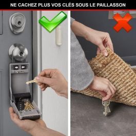 Master Lock MAS3520190945303 Caja de llaves exterior con mango flexible, Alta Seguridad, Gran Capacidad, Nuevo diseño, 19,6 x 7,6 x 5,6 cm