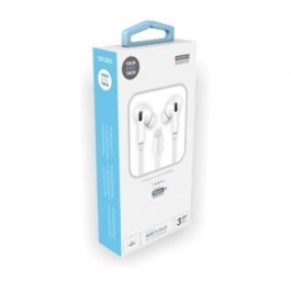 Auriculares Tech One Tech TEC1202 Blanco Auriculares Tech One Tech TEC1202 Blanco