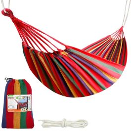 Hamaca Aktive Naranja 200 x 0,4 x 100 cm (6 Unidades)