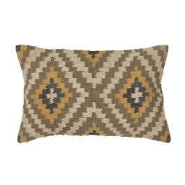 DKD Home Decor Cojin Boho 60 x 40 cm (2 Unidades) Kilim cushions Lana Yute Polyester Precio: 36.79000039. SKU: B1BNW6LQY2