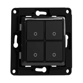 Shelly Interruptor Pared Switch 4 Negro Precio: 12.59000039. SKU: B17AVF7F5Q