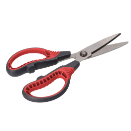 Liderpapel Tijera Titanio Hoja Curva 16.5 cm Durabilidad y Facilidad de Corte con Funda Protectora