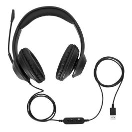 Targus AEH102GL auricular y casco Auriculares Alámbrico Diadema Llamadas/Música USB tipo A Negro Targus AEH102GL auricular y casco Auriculares Alámbrico Diadema Llamadas/Música USB tipo A Negro