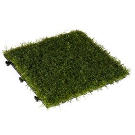 Ibergarden Baldosa de Césped Artificial 30x30 cm, 3.5 cm de alto, Verde (6 Unidades) Ibergarden Baldosa de Césped Artificial 30x30 cm, 3.5 cm de alto, Verde (6 Unidades)