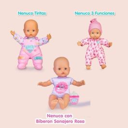 Muñeco nenuco blandito rosa 25 cm con 3 funciones Muñeco nenuco blandito rosa 25 cm con 3 funciones
