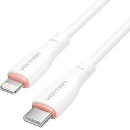 Cable USB Tipo-C Lightning Vention H28WF/ USB Tipo-C Macho - Lightning Macho/ 1m/ Blanco Precio: 5.59000035. SKU: B17E9MBR8K