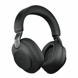 Jabra Link380a Evolve2 85 Auriculares Inalámbricos y Alámbricos con Cancelación de Ruido Activo, Bluetooth 5.0, USB-A, Color Negro