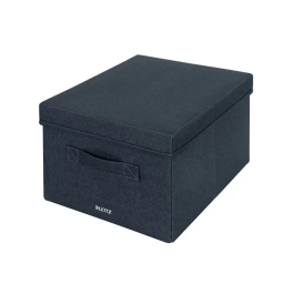 Leitz Caja de Almacenamiento Plegable con Tapa, Tela Gris Terciopelo, Tamaño M, 285x203x380 mm Precio: 41.0674. SKU: B17WHVG74K