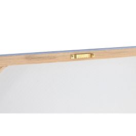 DKD Home Decor Cuadro Atlantico Blanco Azul 3 x 90 x 60 cm (4 Unidades) Lienzo MDF Faro Hecho a mano