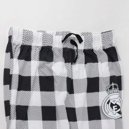 Cerdá Pijama Largo Single Jersey Real Madrid Talla L Blanco para Adulto