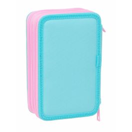 Safta Plumier Triple Gabby's Dollhouse 37 Piezas, Estuche Escolar 12.5x19.5x5.5cm, Edad 3+ Años