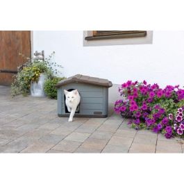 Kerbl KER4018653312025 Casa para gatos PAOLA Eco XL, 75x59x55 cm, Uso Interior/Exterior