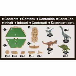 Epoch Juego de Equilibrio Jurassic World Island Quake Dinosaurios en Plataforma ¡El último en llegar gana!