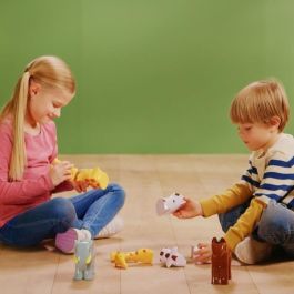 Klein KLE4009847000668 Puzzle de Animales Magnéticos Grandes, 8 Animales Divertidos con 32 Piezas, para Niños desde 12 Meses