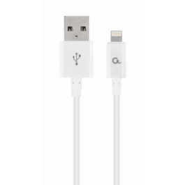 Gembird CC-USB2P-AMLM-1M-W Cable Conector Lightning USB A Blanco 1m 2.1A RoHS Precio: 6.59000001. SKU: B1JY65MA65