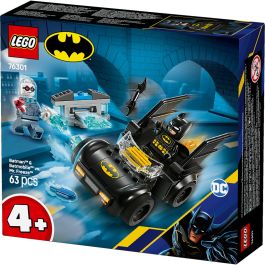 LEGO 76301 Set de Construcción DC Comics Batman y Batmóvil vs. Mr. Freeze con Minifiguras de Batman y Mr. Freeze, +4 años